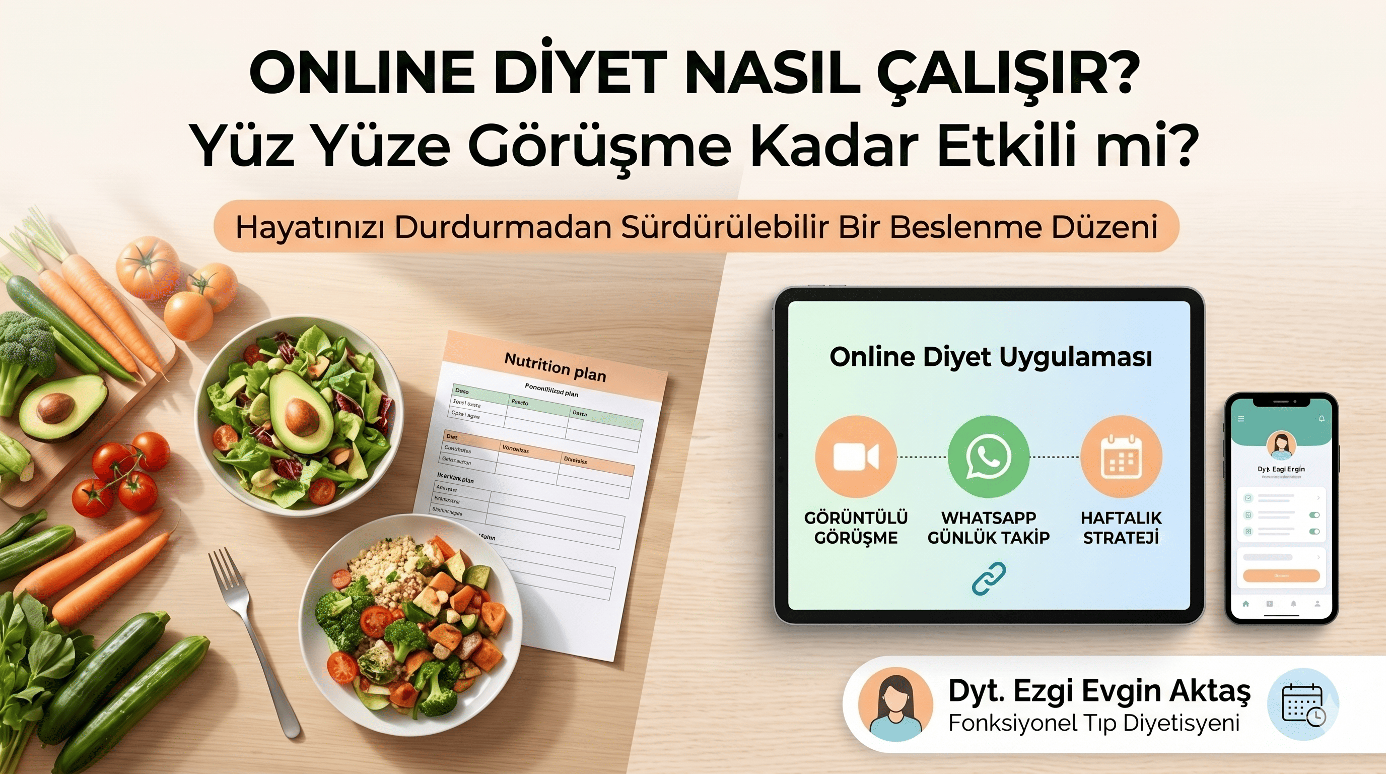 Online Diyet Nasıl Çalışır? Gerçekten Yüz Yüze Diyet Kadar Etkili mi?